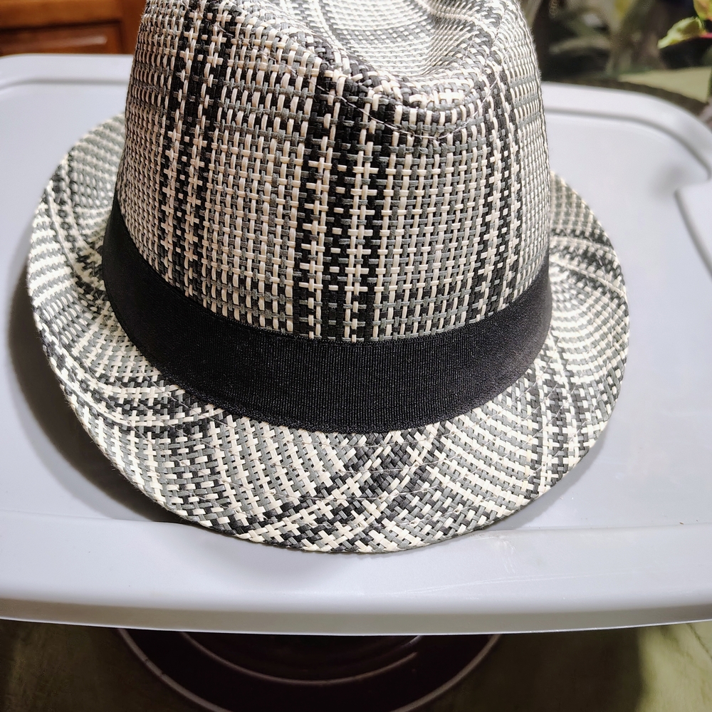 The Children's Place Black and White Fedora Hat